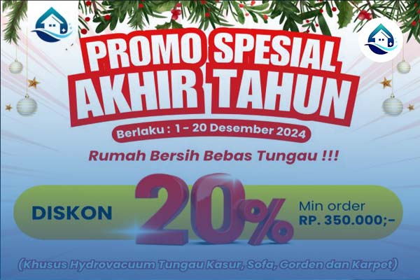 Promo Spesial Akhir Tahun 2024 Khusus Vacuum Tungau